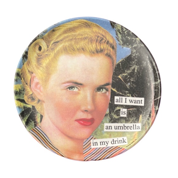 Other - Anne Taintor 8” Retro Melamine Plate